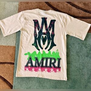 Mens Graphic Tee - White and Green